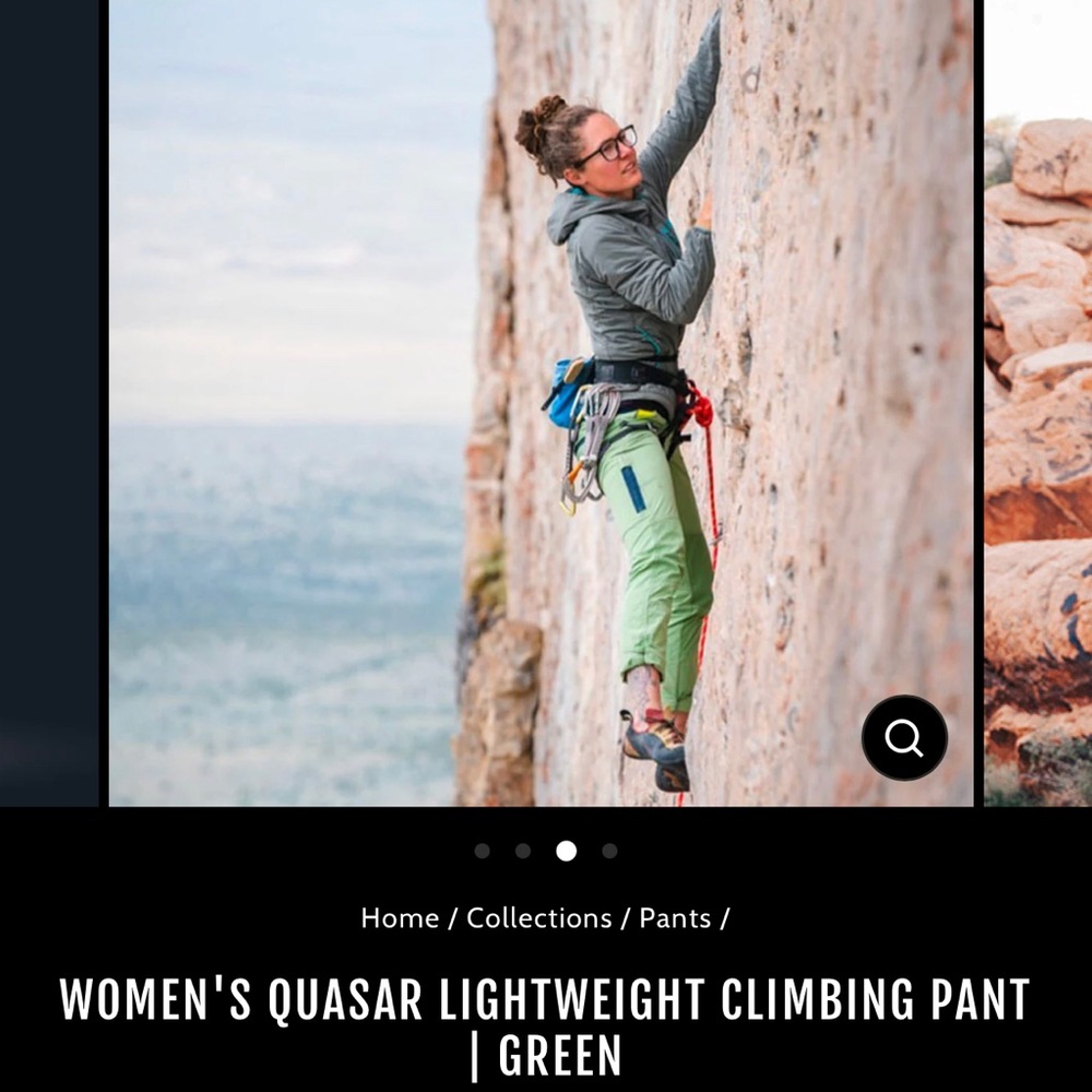 Creag Climbing Pants Size Small - FLAW